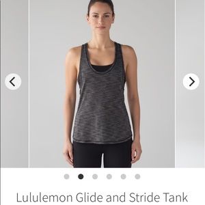 Lululemon Glide and Stride Tank
